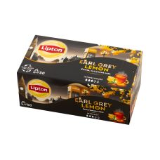 Herbata ekspresowa Lipton Earl Grey Lemon 50 torebek