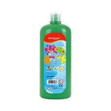 Farba akrylowa KEYROAD zielona 1000ml w butelce do biura eventów cateringu
