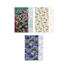 Zeszyt szkolny GIMBOO, A4, w kratkę, 32 kart., 70gsm, mix wzorów