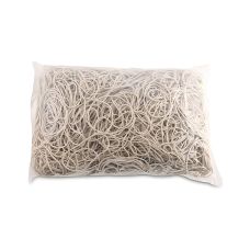 Gumki recepturki OFFICE PRODUCTS średnica 50mm grubość 1,5x3mm 60% kauczuku 1000g zgrzewka białe