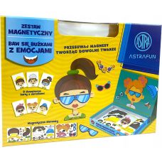 Magnetyczny Zestaw Kreatywny Make a Face ASTRAFUN 45el. w pudełku