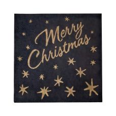 Serwetki papierowe 2-warstwowe wzór Christmas 1/4 składane 20 x 20 cm 100 szt.