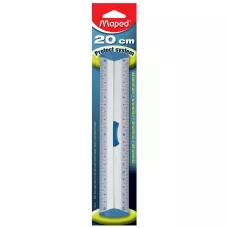 Linijka aluminiowa z uchwytem 20 cm blister