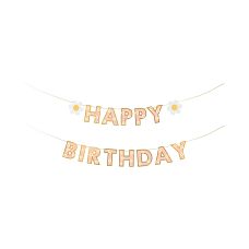 Baner Papierowy Happy Birthday Mix Kolorów 200x14.5 cm
