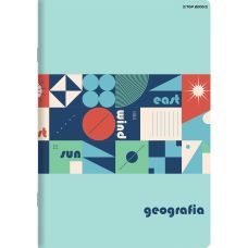 Zeszyt A5 60 kartek kratka 70g ze ściągami GEOGRAFIA TOP 2000
