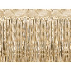 Kurtyna Party Dekoracyjna Złota Metalizowana 90x250cm