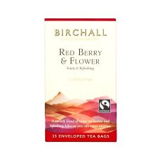 Herbata owocowa birchall red berry & flower, 25 saszetek
