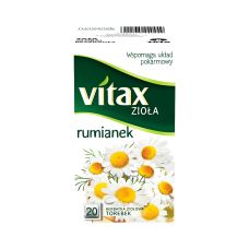 Herbata ziołowa rumiankowa VITAX, rumianek, 20 torebek filtracyjnych, 1,5 g sztuka