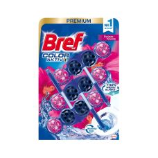 Kulki barwiące BREF Flowers kwiatowe do toalet 3x50 g opakowanie zbiorcze B2B
