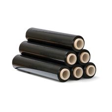 Folia stretch czarna rolka 23microny 2,5kg