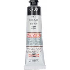 Farba akrylowa czarna 40ml KOH-I-NOOR