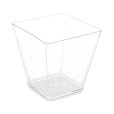Pojemniki na przekąski kwadratowe 230 ml 7,2x7,2x7,2 cm zestaw 20 szt.