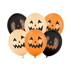 Balony 30 cm, Dynie, mix (1 op. / 6 szt.)