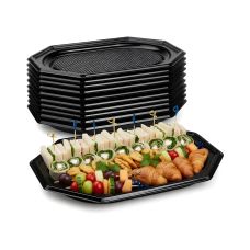 Taca cateringowa czarna rpet 54x36 cm 10 szt.