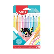 Flamastry Colorpeps Pastel 10 sztuk