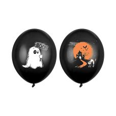 Balony 30cm, Duszek, Pastel Black (1 op. / 6 szt.)
