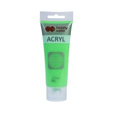 Farba Akrylowa Fluorescencyjna Zielona Fluo 75ml Happy Color