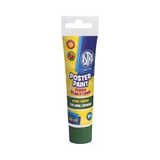 Farba plakatowa w tubie 30 ml ciemnozielona