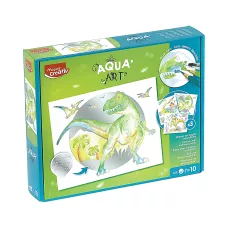 Zestaw Aqua Art Maped Creativ Obrazy Akwarelowe Motyw Dinozaury