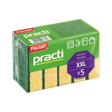 Gąbki do zmywania naczyń xxl practi 5 szt.