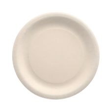 Talerz papierowy z pozostałości roślinnych średnica 23 cm opakowanie 20 sztuk