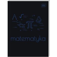Brulion Matematyka A5 80 kartek kratka 70g z wzorami Interdruk