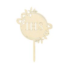 Topper Drewniany IHS Dekoracyjny 23 cm
