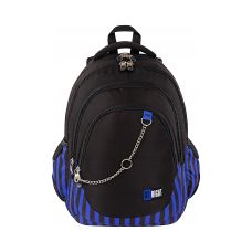 Plecak szkolny 4-komorowy Tornister młodzieżowy Black&Blue BP-06 St.Right