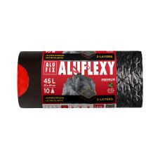 Worki na śmieci ALUFIX Aluflexy z taśmą LDPE 45 l 10 szt. stalowe