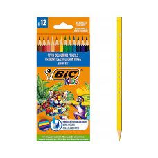 Kredki Drewniane ECO SMOOTH BIC 12 Kolorów