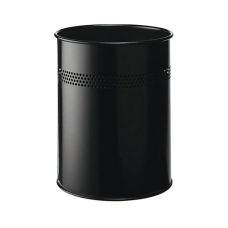 Kosz Na Śmieci, 15L, Z Perforacją, Czarny
