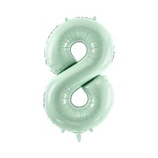 Balon Foliowy Cyfra Osiem Zielony 72cm