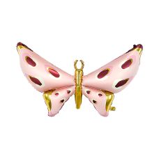 Balon Foliowy Motyl Dekoracyjny Mix Kolorów 120x87 cm