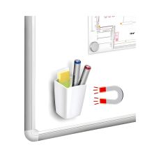Przybornik magnetyczny CEP Pro GLOSS biały na akcesoria biurowe 1 sztuka