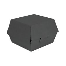 Pudełko na burgera termiczne czarne rozmiar M 13 x 12,5 x 9 cm 50 sztuk