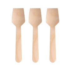 Łyżeczki drewniane do lodów łopatka 9,5 cm 100 szt.