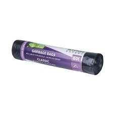 Worki na odpady DONAU EXPERT, klasyczne, LDPE, z taśmą, 60l, 10 szt., czarne