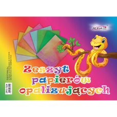 Zeszyt papierów opalizujących B5 70g/m² 8 arkuszy ALIGA ZPO-7224