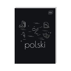 Brulion A5 80 Kartek w Linię 70g Język Polski Interdruk Twarda Okładka