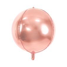Balon foliowy Kula 40 cm różowe złoto