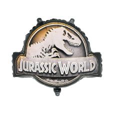 Balon Foliowy Logo Jurassic World Mix Kolorów 45x37 cm