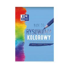 Blok Rysunkowy Kolorowy A4 Oxford 10 kartek 100g