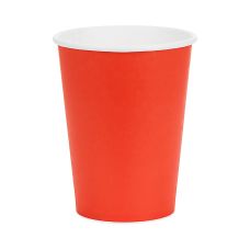 Kubeczki papierowe czerwone 250 ml (6 szt.)