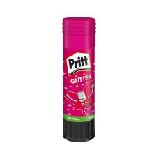 Klej w sztyfcie PRITT z brokatem, 20g, mix kolorów, idealny do prac plastycznych i dekoracji