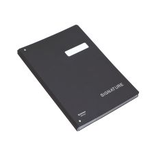 Teczka do podpisu DONAU kartonowa A4 450gsm 20 przegródek czarna