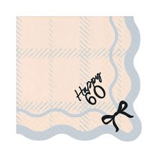 Serwetki papierowe Happy 60, 33x33 cm, mix kolorów, 12 sztuk