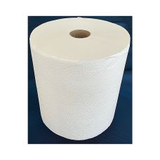 Ręcznik Papierowy Autocut w Roli Biały Dwuwarstwowy Celuloza 140m (6 rolek)