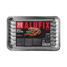 Tacki grillowe aluminiowe ALUFIX prostokątne 34,5 x 22,5 cm 1 sztuka