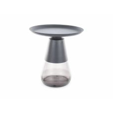 Ława okrągła 50 cm czarny mat metal Tiffany Signal
