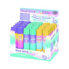 Klej w sztyfcie KEYROAD Pastel PVP kolorowy 9g 1 sztuka
